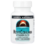 Source Naturals, MethylCobalamin, Cherry, 5 mg, 120 Lozenges