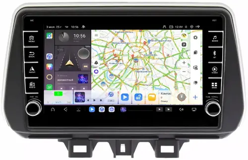 Магнитола для Hyundai Tucson 2018-2021 - Kuberg SF-9728 (кнопки и крутилки) Android 13, Быстрая, CarPlay, 4G SIM-слот