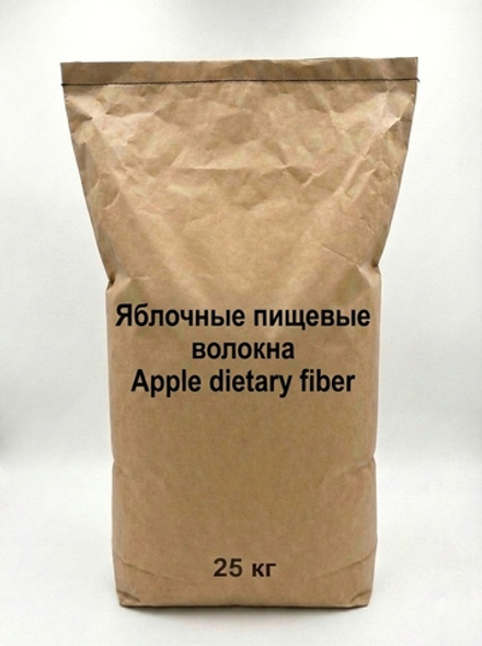 Яблочные пищевые волокна, клетчатка, 25 кг Милобио