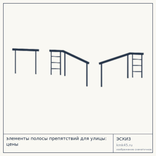 Элементы полосы препятствий — от 130 000 ₽