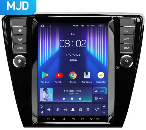 Магнитола для Skoda Octavia A7 2013-2020 (кондиционер) - Teyes TPRO 2 монитор 9.7" QLED в стиле "Тесла" на Android 10, Быстрая, 4G SIM-слот