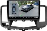 Магнитола для Nissan Teana J32 2008-2013 (ШГУ цветной) - Teyes CC3-2K-360 монитор 10.36" 2K QLED на Android 10, Быстрая, CarPlay, 4G SIM-слот, 4 камеры в комплекте