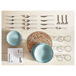 Салфетка для сервировки IKEA SOARÉ (СОАРЕ), Водяной гиацинт, 37 см