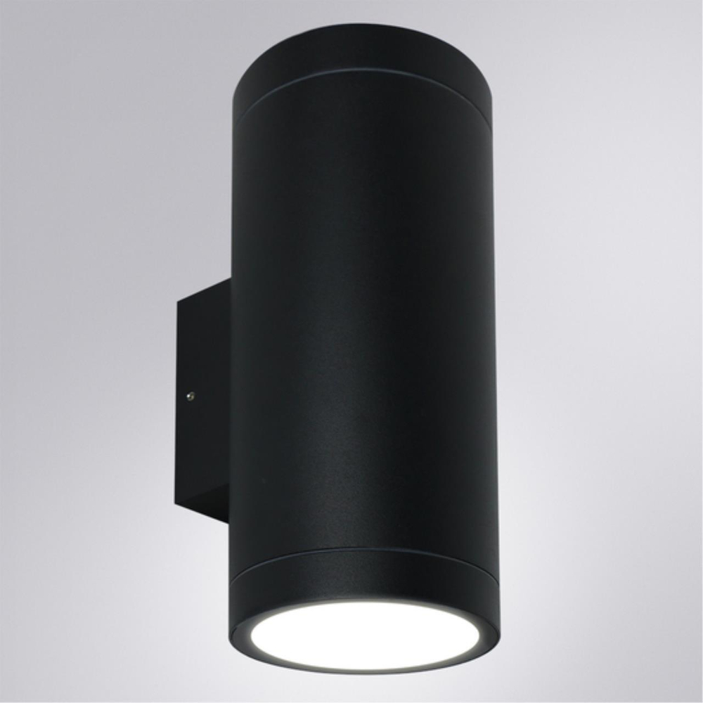Уличный настенный светодиодный светильник Arte Lamp TORCULAR A1813AL-2BK