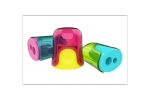 Точилка Deli U-touch 2 отв., цв. пластик с конт. ER01100