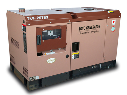 Дизельный генератор TOYO TKV 20 TBS