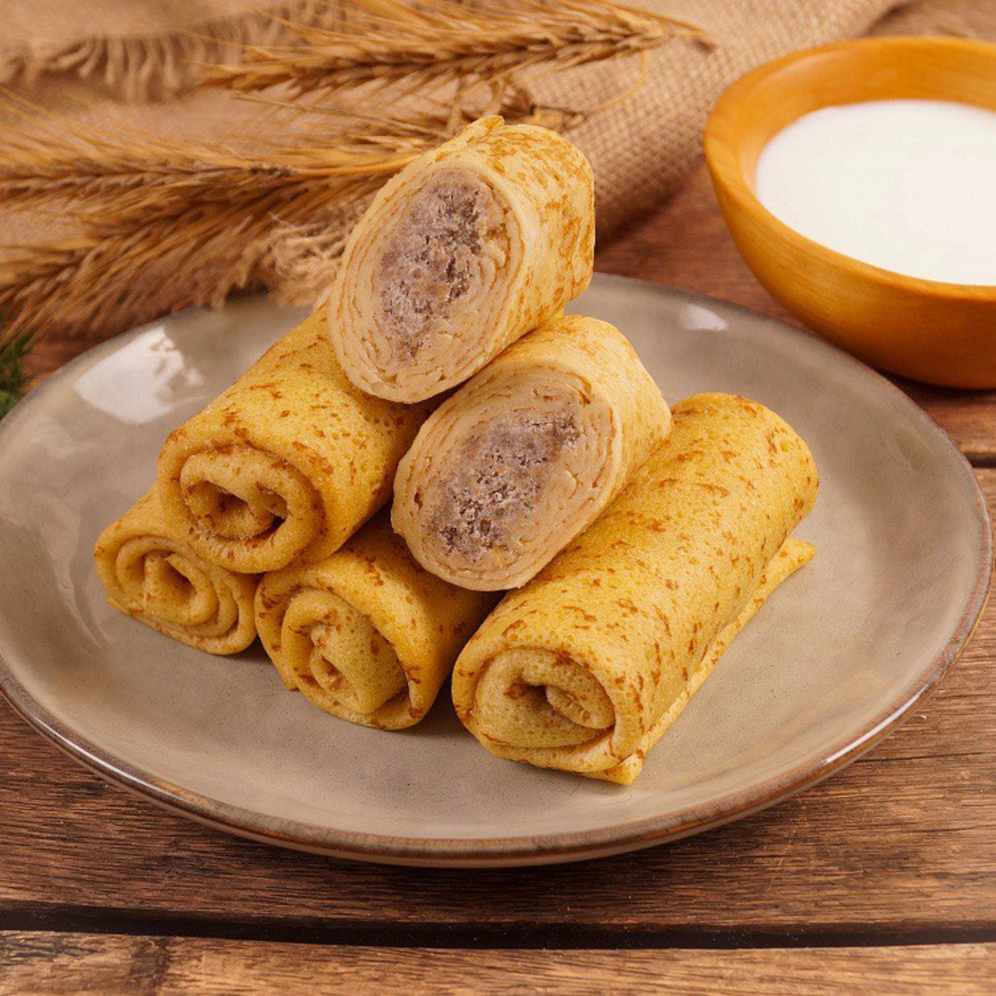 Фермерские блины с курицей