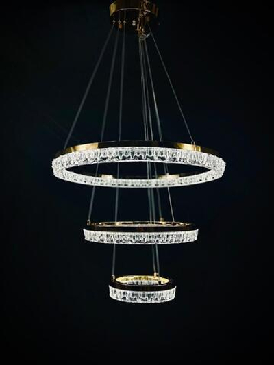 Люстра подвесная Lanbos CD.58147-20 40 60 J1, 3 лампы LED, 105 Вт, до 20 кв м