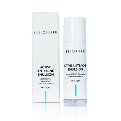 ANGIOPHARM АКТИВНАЯ ЭМУЛЬСИЯ ДЛЯ ПРОБЛЕМНОЙ КОЖИ, 30 мл. | ACTIVEANTI-ACNEEMULSION