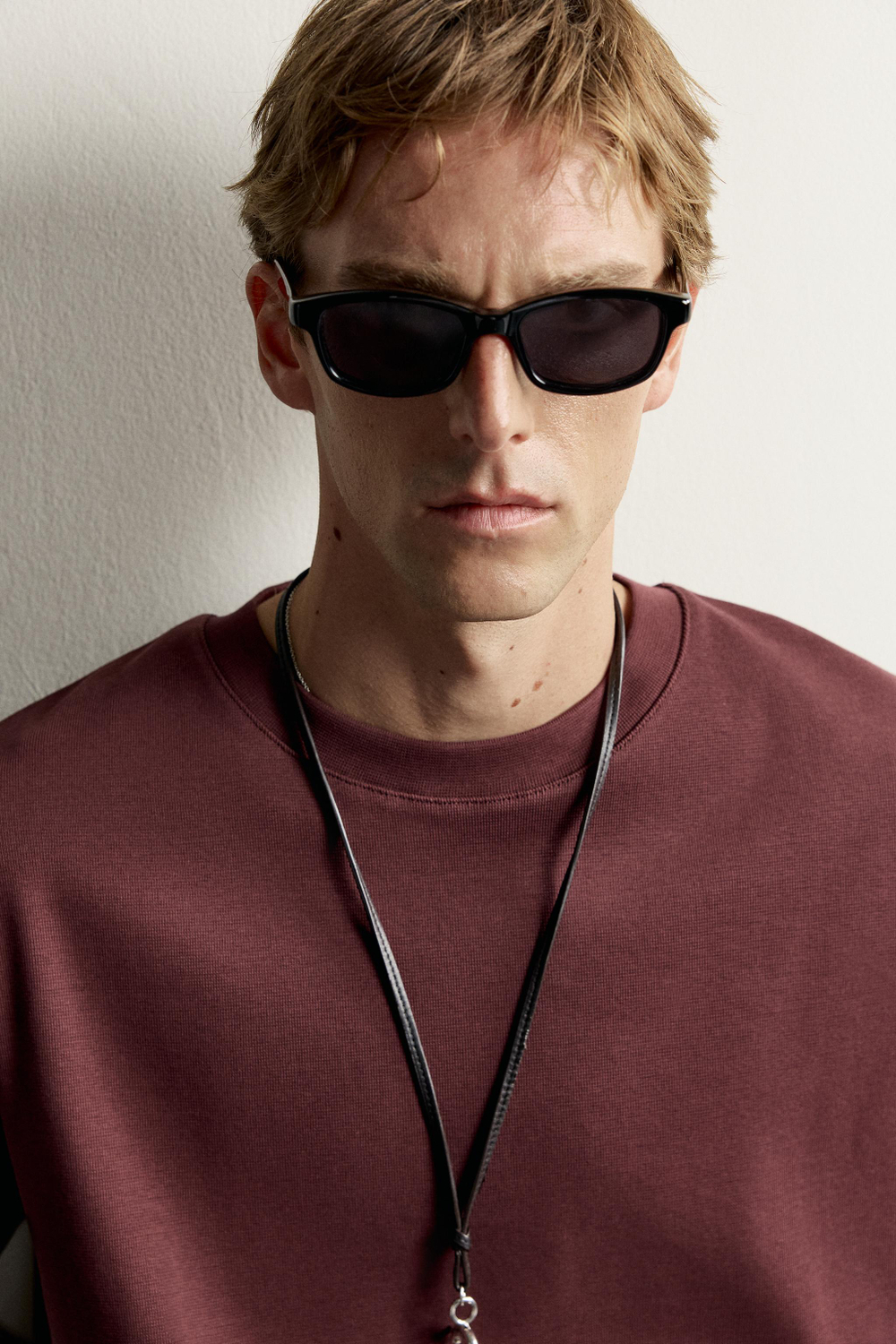 ФУТБОЛКА RELAXED FIT В РУБЧИК — ZARA