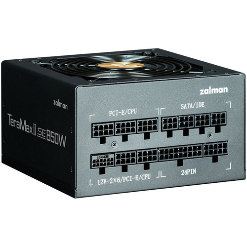 Блок питания Zalman 850W TeraMax II SE, модульный, 16 pin PCIe 5.1, 80 PLUS Gold (ZM850-TMX2SE)