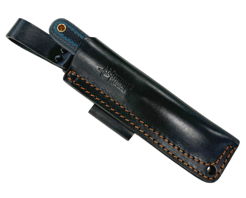 Нож Кефарт mini, VG-10 конв, микарта черно-синяя, 249.2063