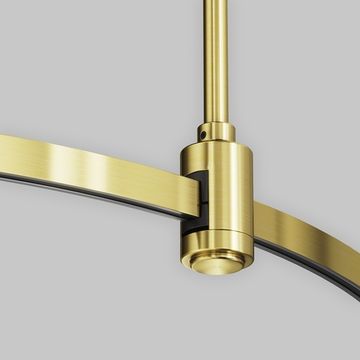Шинопровод круглый из полукругов 1800мм TRX154-2SR-D1800-BS латунь Flarity Maytoni