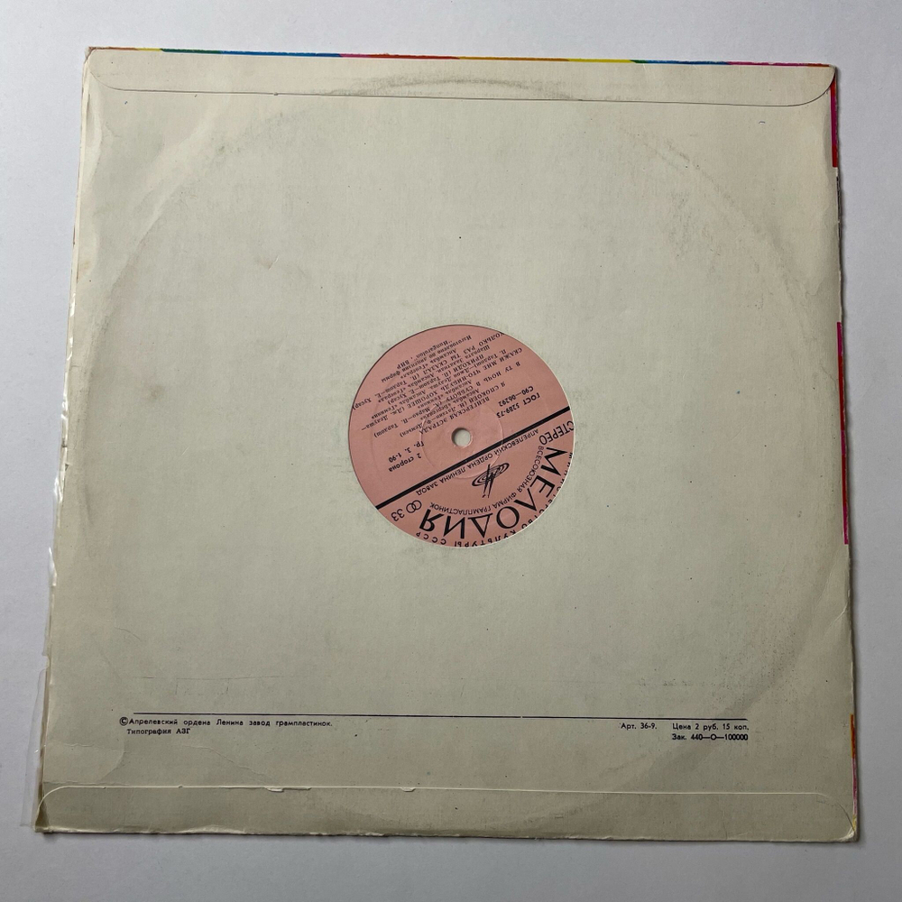 Винтажная виниловая пластинка LP Венгерская Эстрада (СССР 1976)