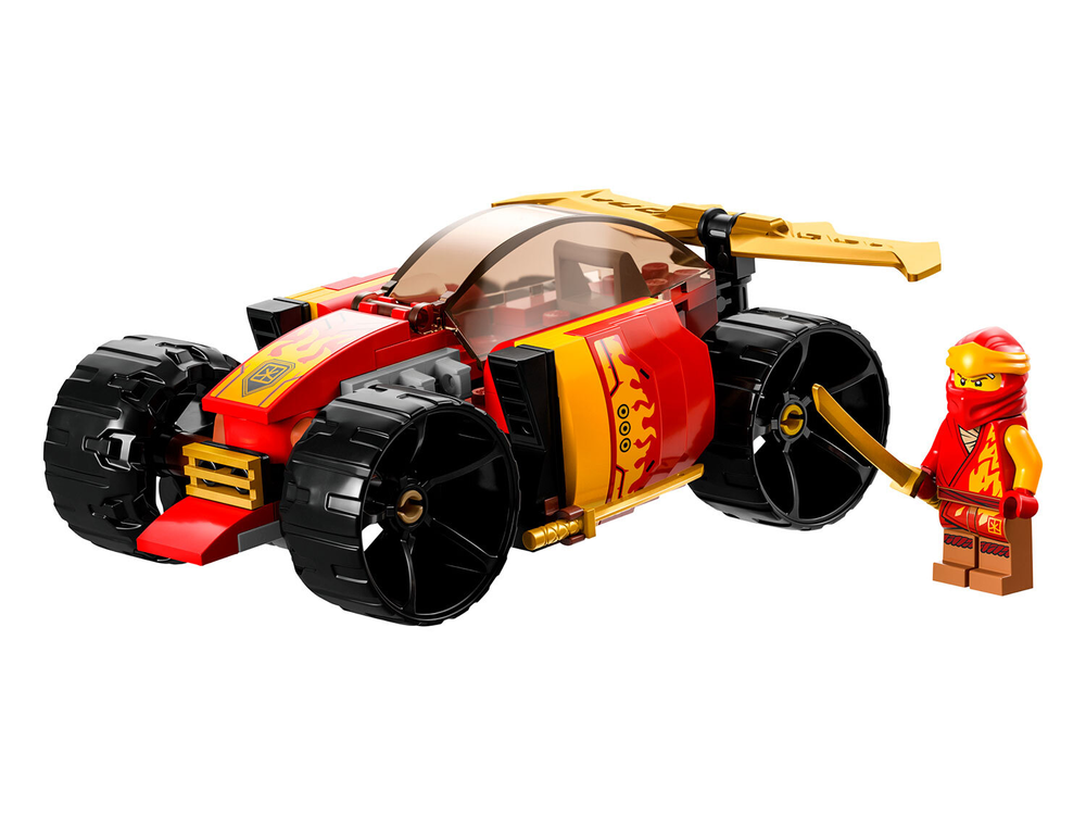 Конструктор Лего Ниндзяго Гоночный автомобиль ниндзя Кая | LEGO Ninjago Kai’s Ninja Race Car EVO 71780 - 94 детали (6+)