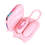 Розовое виброяйцо с вакуумным стимулятором в кейсе BeYourLover Magic Suitcase Sleep Beauty App Controlled Suction & Vibrating Egg with Charging Case Pink