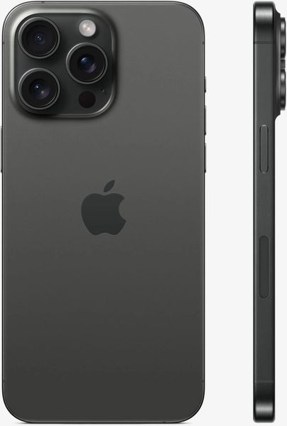 Смартфон Apple iPhone 15 Pro Max 256 ГБ (nano-SIM и eSIM), Черный титан | Black Titanium