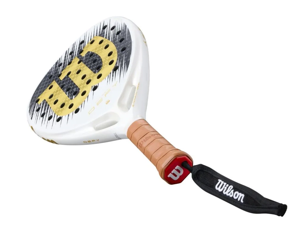 Ракетка для Padel Wilson Defy V1 SE Padel - white/gold