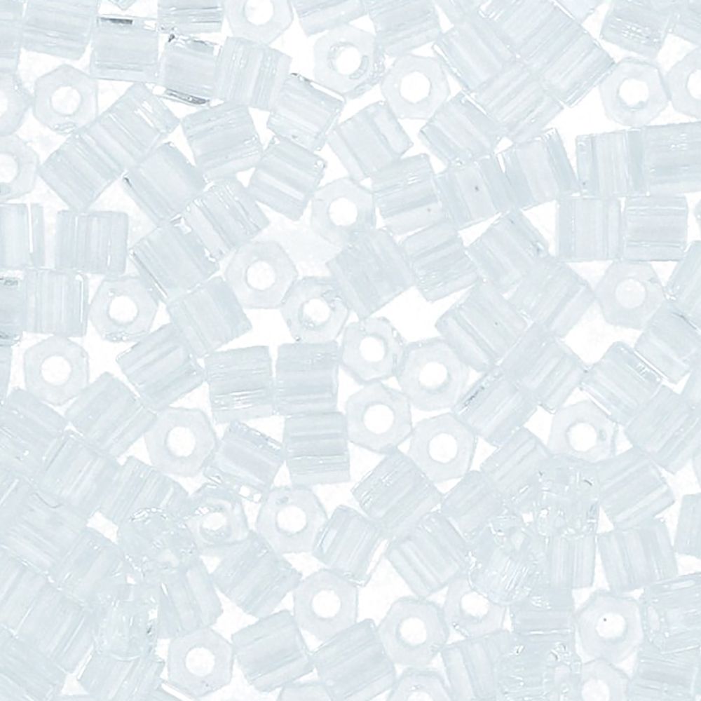 Бисер Toho 11/0 Hexagon 1 (2.2 мм), 25 г (5х5 г), 0001 прозрачный