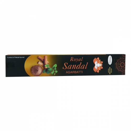 Благовоние Сандал PATANJALI Aastha Royal Sandal Agarbatti 16g