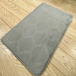 Коврик для ванной комнаты Мемори страйпс “Memory stripes” 50*80 Grey серый