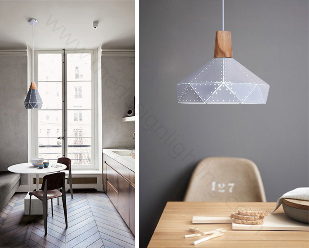 Pendant design lamp Fracture  D22 (Yellow)