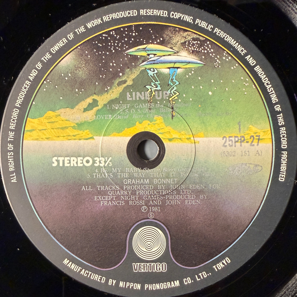 Graham Bonnet – Line-Up (Япония 1981г.)
