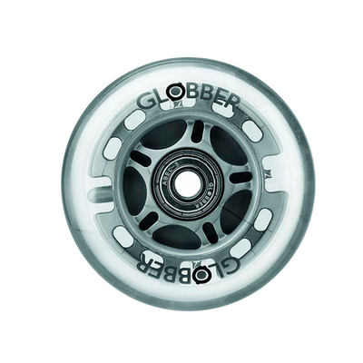 Колесо "Globber" 80 mm LIGHTNING WHEEL SET For PRIMO / EVO- / Прозрачный
