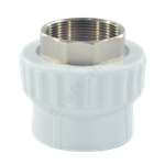 Муфта PP-R комбинированная белая Дн 40х1 1/2" ВР под ключ VALFEX 10134240