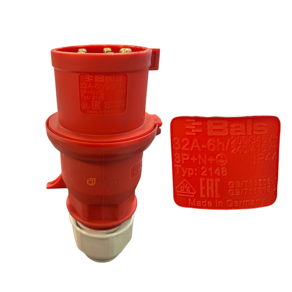 Вилка кабельная 32/400/5 IP44, Premium