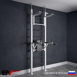 Шведская стенка Sv Sport враспор (Турник стандарт/Брусья)