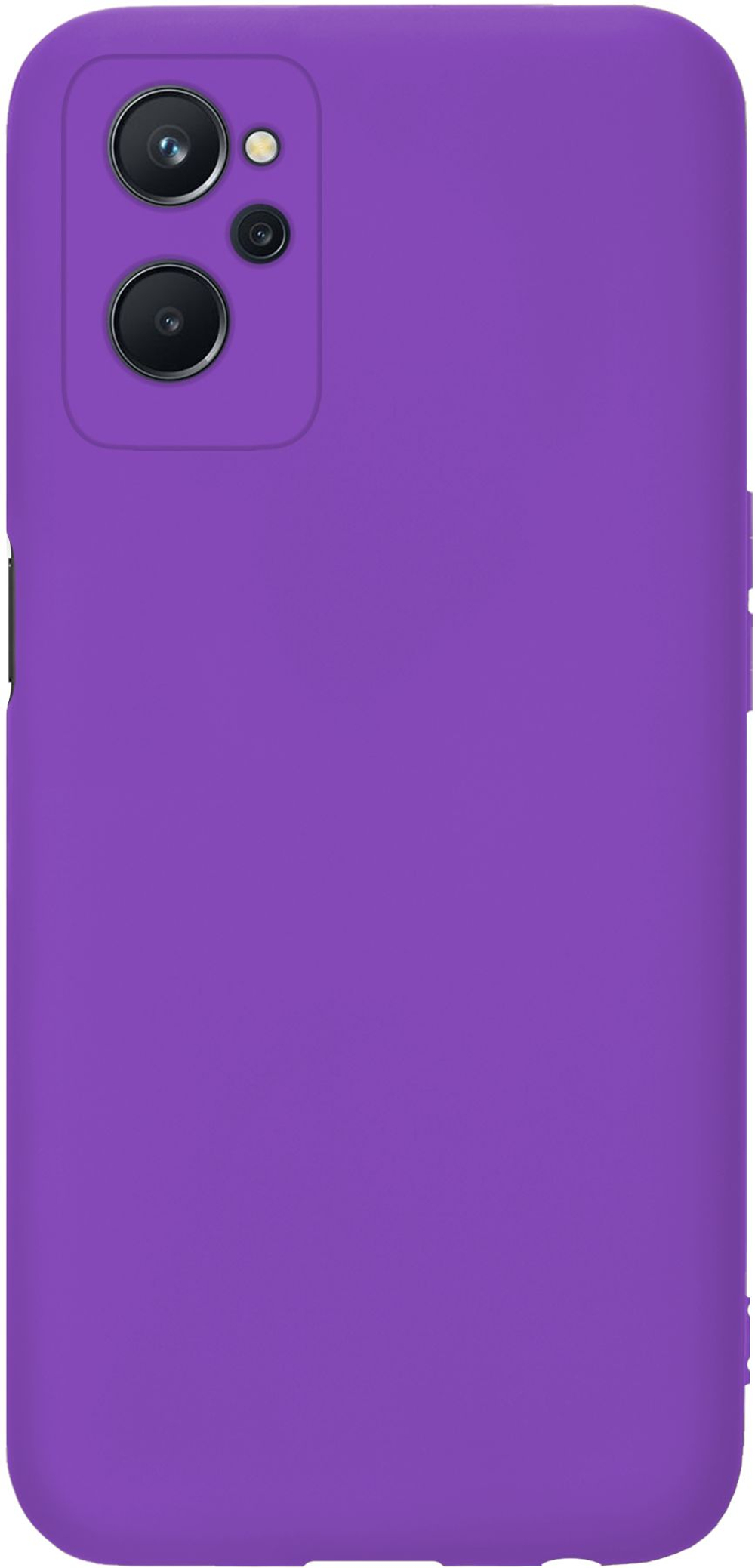 Мягкий Soft Touch чехол из силикона для REALME 9i (не 5G!) / OPPO A96 с бархатной подкладкой