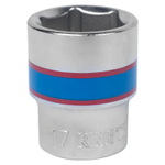 Головка торцевая стандартная шестигранная 3/8", 17 мм KING TONY 333517M
