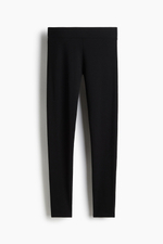 Хлопковые легинсы — Чёрный — H&M 1304480