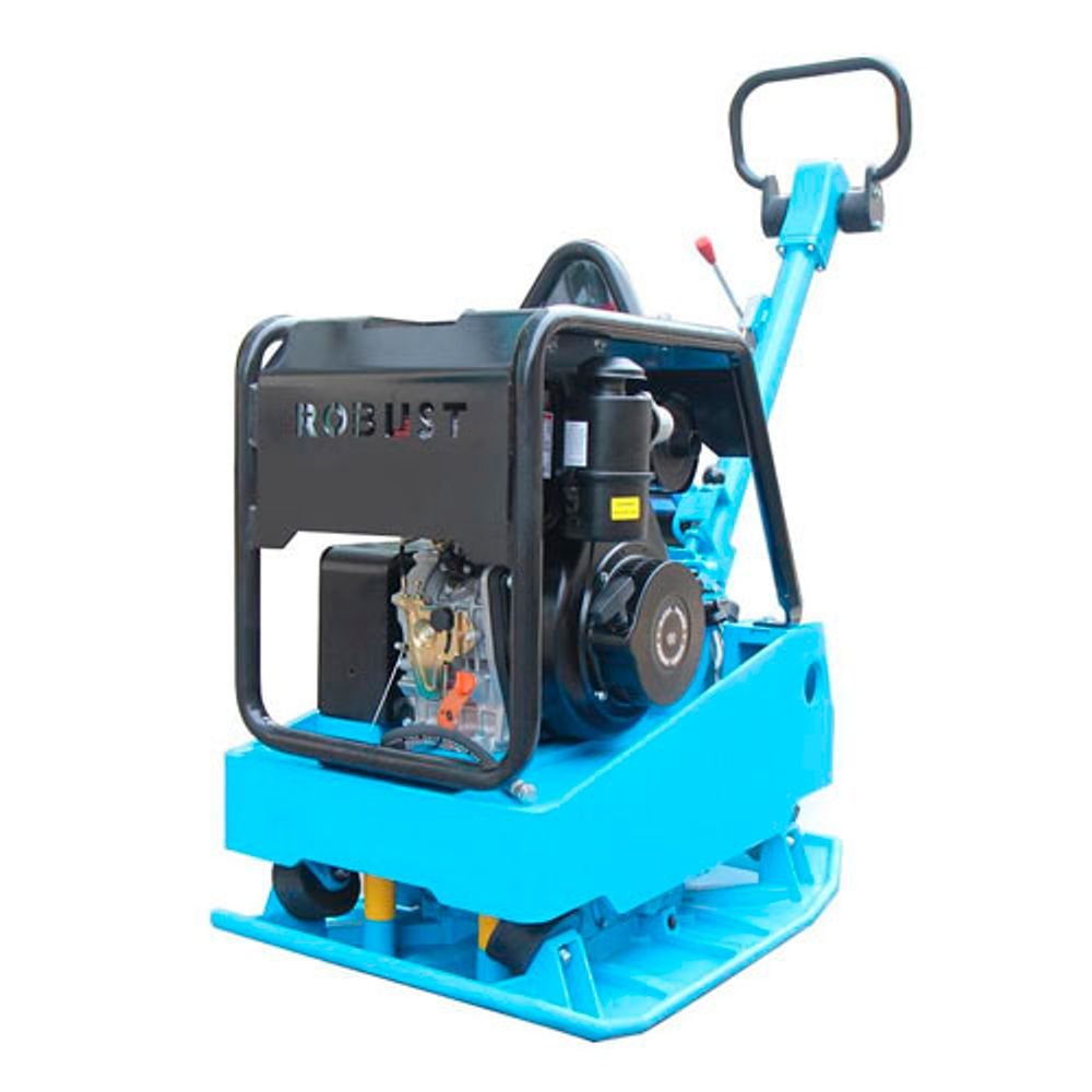 Виброплита дизельная ROBUST CPC-600DE реверсивная - [510 кг / 60 кН / Changfa CF192F]
