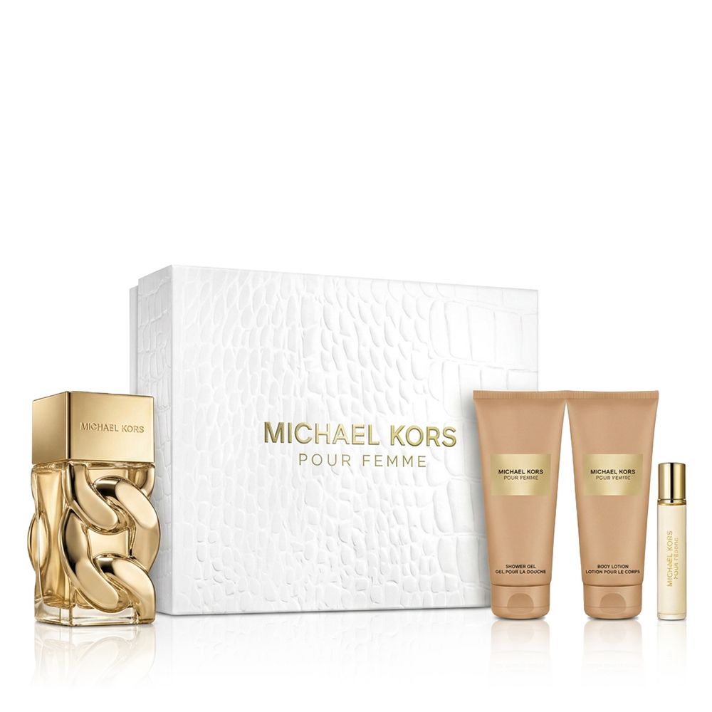 Michael Kors Pour Femme EDP 100 ml + EDP MINI 10 ml + SG 100 ml + BL 100 ml (woman) 1 pcs
