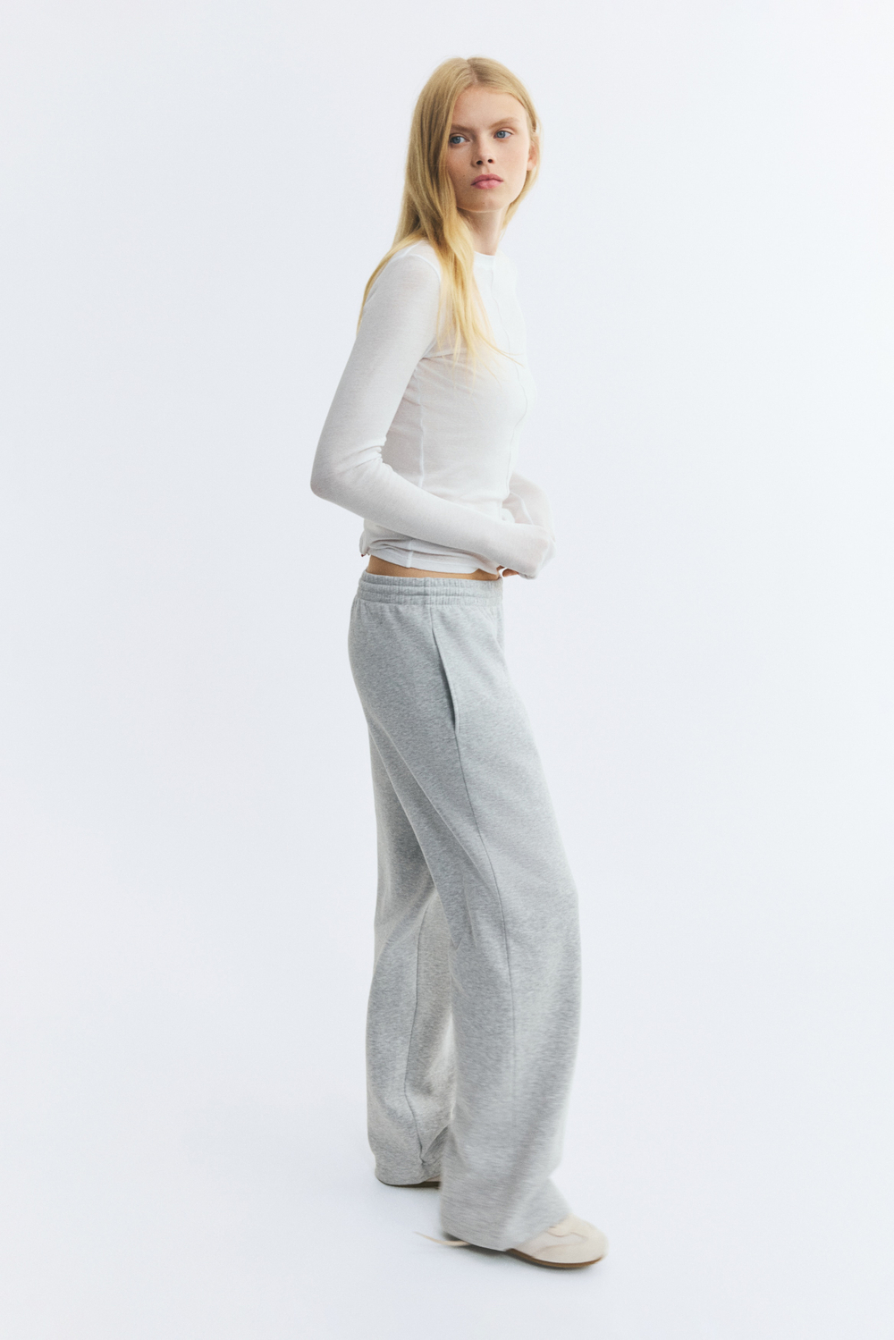 Спортивные брюки с начёсом - H&M