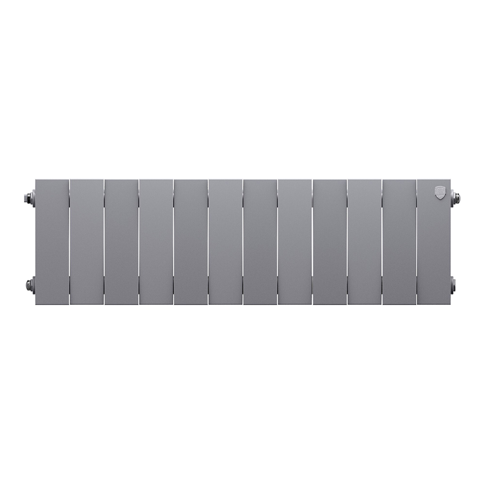 Радиатор биметаллический Royal Thermo PianoForte 200 Серебристый - 12 секц.