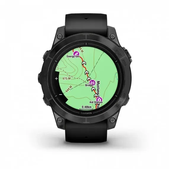 Garmin epix Pro (Gen 2) Standard Edition 47 мм, серый, черный ремешок