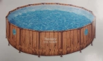 Бассейн каркасный Splashview Round Pool Set 427*107 см +3 аксессуара Bestway (561JM)