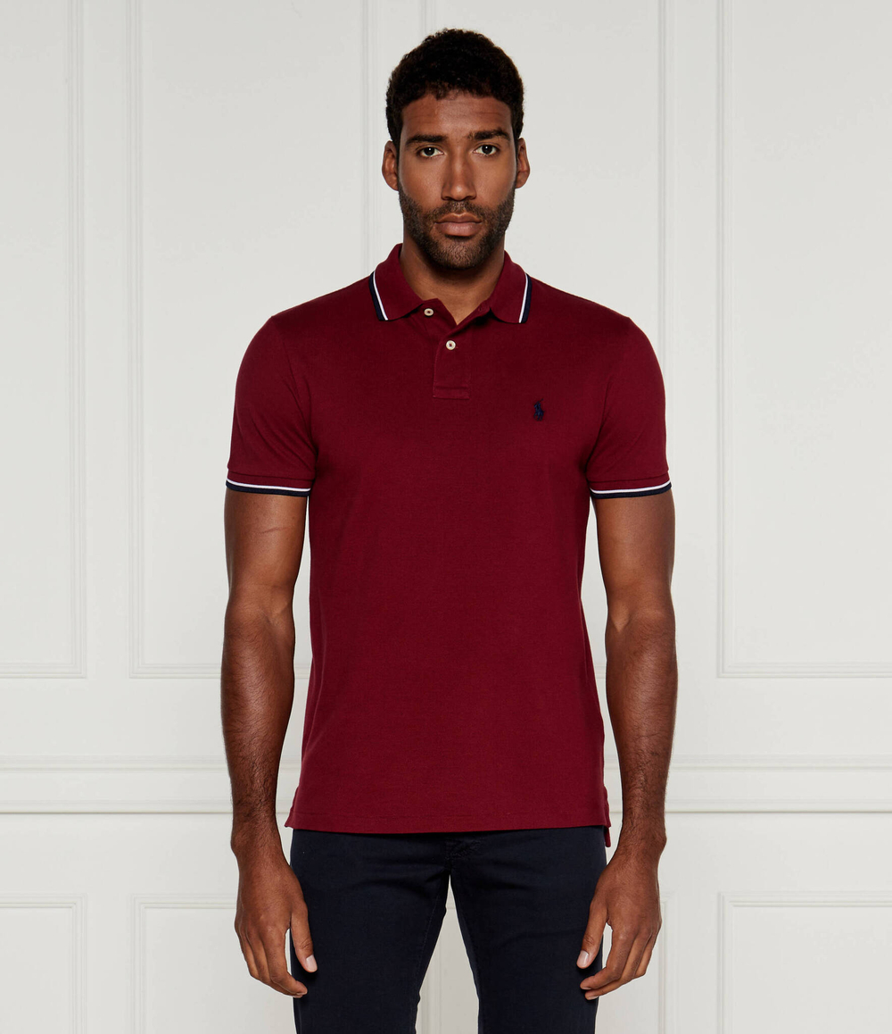 Поло POLO RALPH LAUREN - бордовый(710842621)