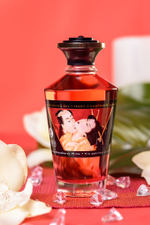 Массажное масло Shunga Игристое клубничное вино возбуждающее натуральное 100 мл