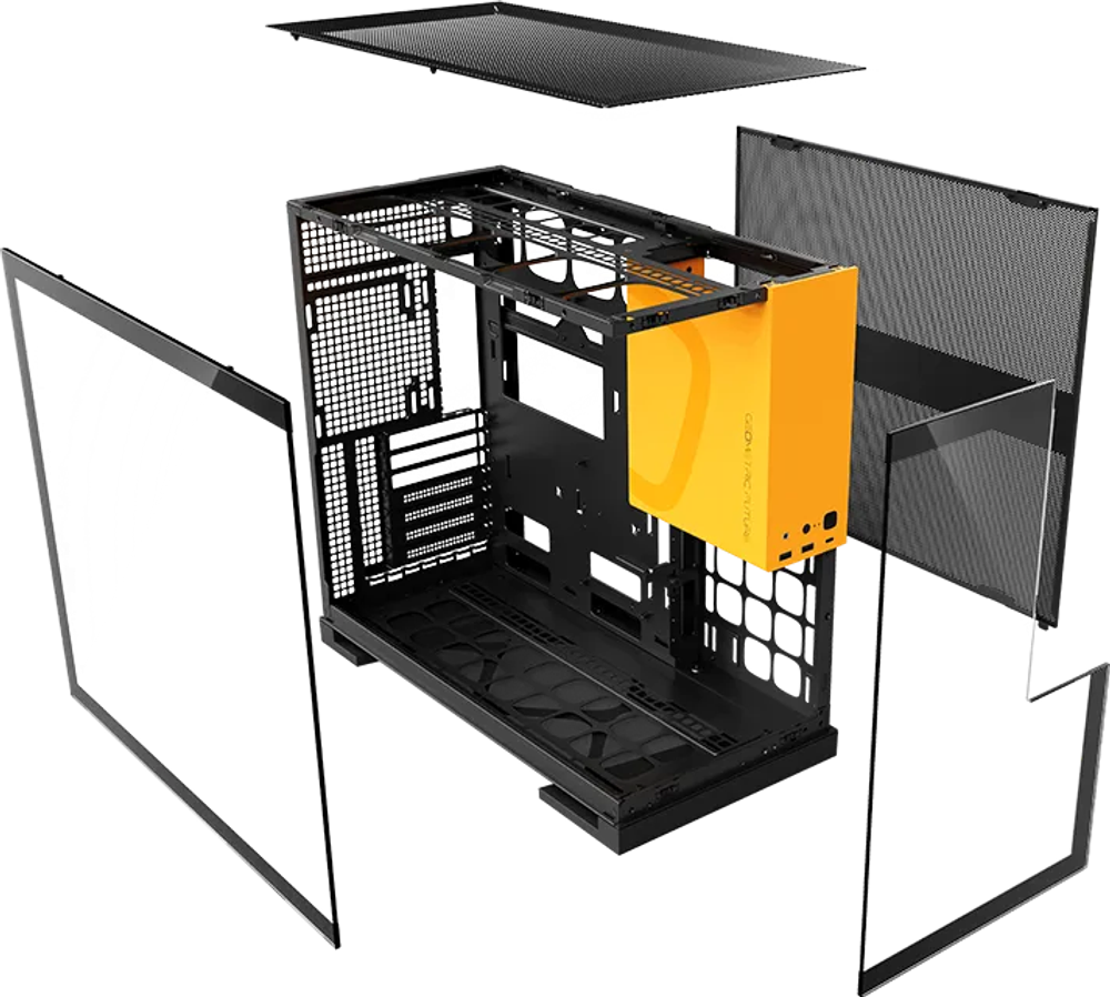 Корпус Geometric Future Model 5 Black Yellow (1AM5WKBY00100) (GF_M5-YB)