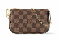 Клатч Louis Vuitton Mini Pochette коричневый