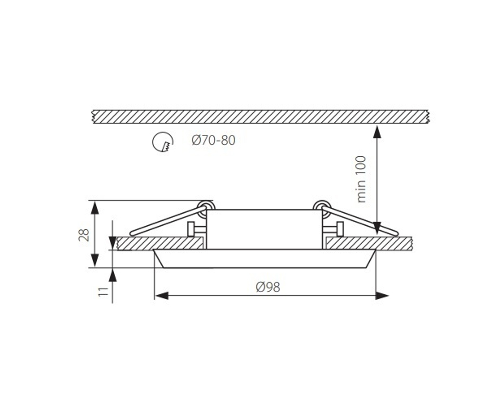Cветильник керамика KANLUX CERAMIC CTX-DS50-A