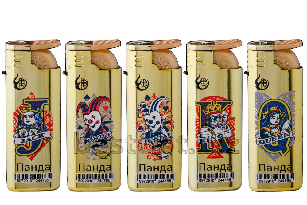 Зажигалка турбо Панда BS 001-4 Joker 25шт*40бл