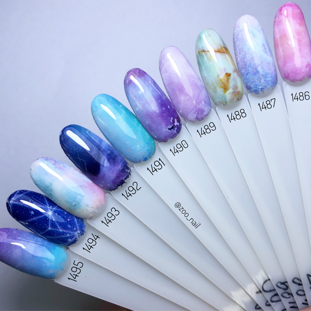 Zoo nail Фольга для литья переводная Космос 1492, 4х50см