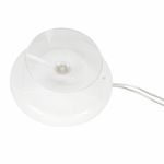 Световая фигура на присоске ЗОЛОТАЯ СКАЗКА "Снежинка", 12 LED, на батарейках, теплый белый, 591274