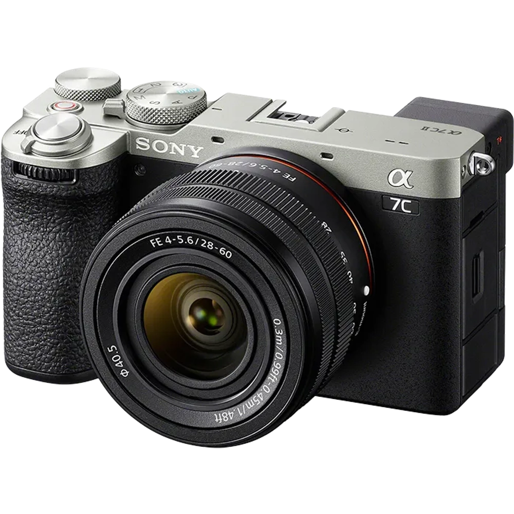 Цифровая фотокамера Sony Alpha a7C II Kit 28–60mm f/4-5.6. Серебристый
