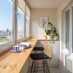 Стул полубарный Vetle Flat, ротанг
